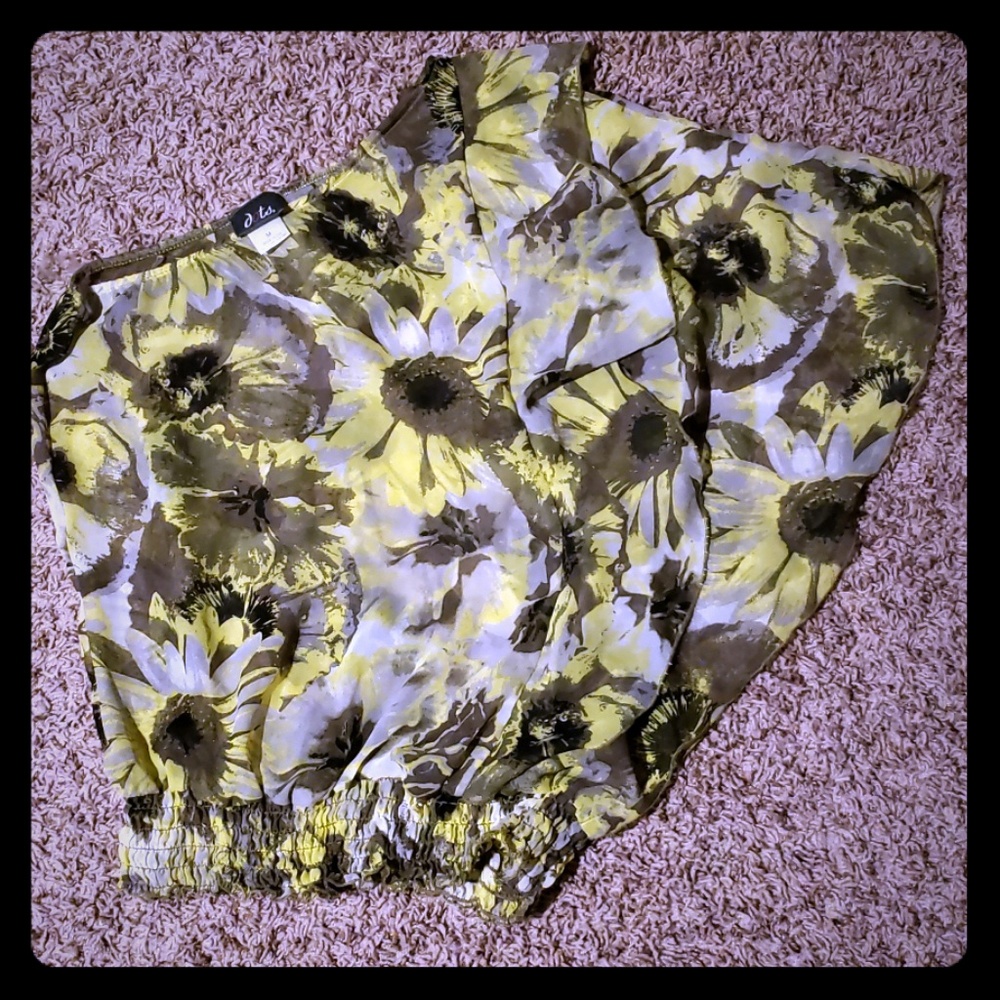 Sheer Off Shoulder Top